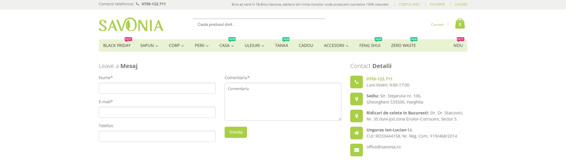 Savonia Contact, Telefon, Servicii clienti