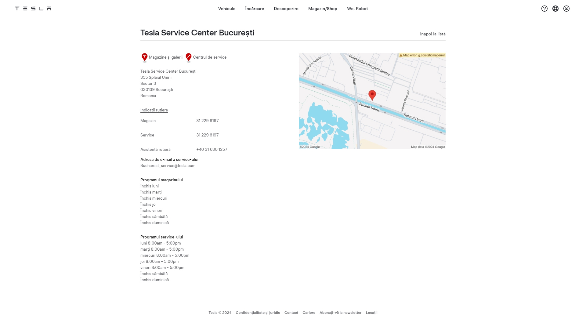 Tesla Contact, Telefon, Servicii clienti